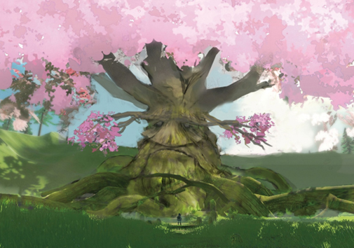 Deku tree from Breath of the Wild